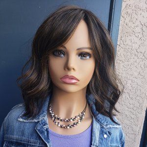 SIMMER ELITE Wig, Raquel Welch, New, SS Iced Java, Hand Tied, Lace Front, mono
